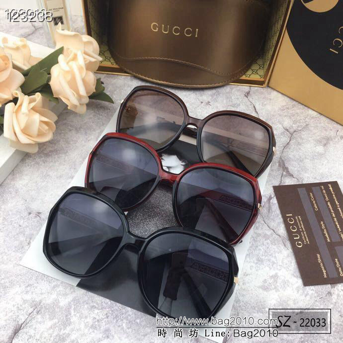 GUCCI古馳 2019新款 古奇小蜜蜂 爆款太陽鏡 遮擋有害光線防輻射 出行旅遊必備品 22033  lly1371